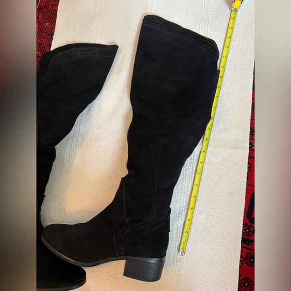 Vince Camuto black suede boots over the knee heel size 9 / 39 - Picture 3 of 5